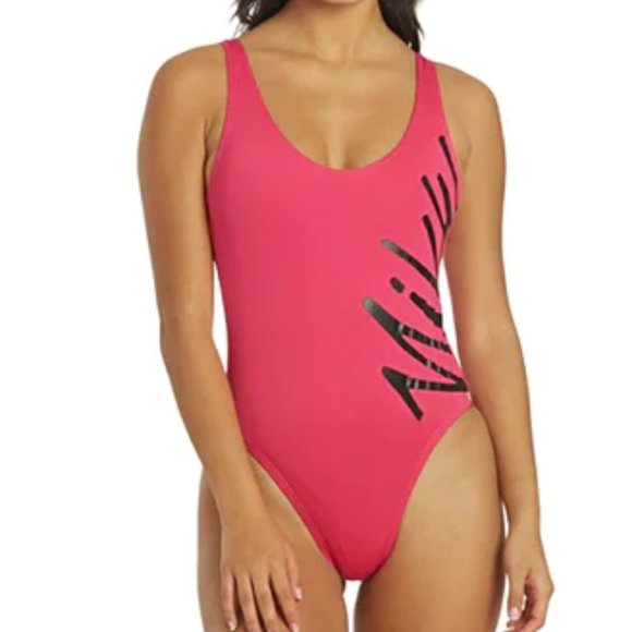 Nike LOGO u-back Swimsuit - Picture 1 of 7